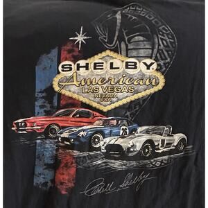 Vintage Racing T-Shirt Black - Shelby - cut tag size 2XL? HOM5861WN